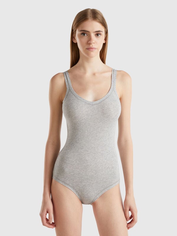 Super stretch organic cotton bodysuit Women