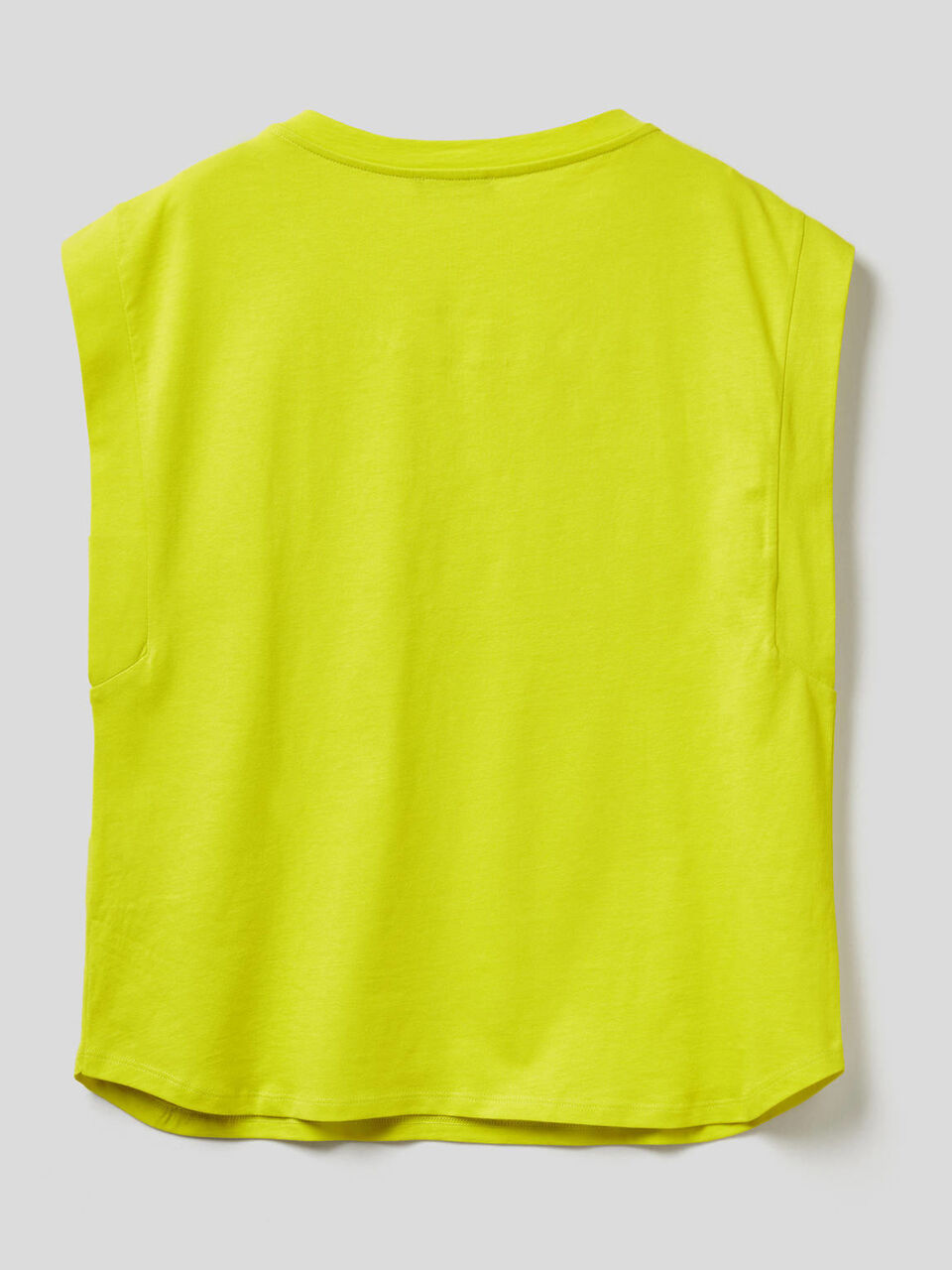 Cotton t-shirt with cap sleeves image number null