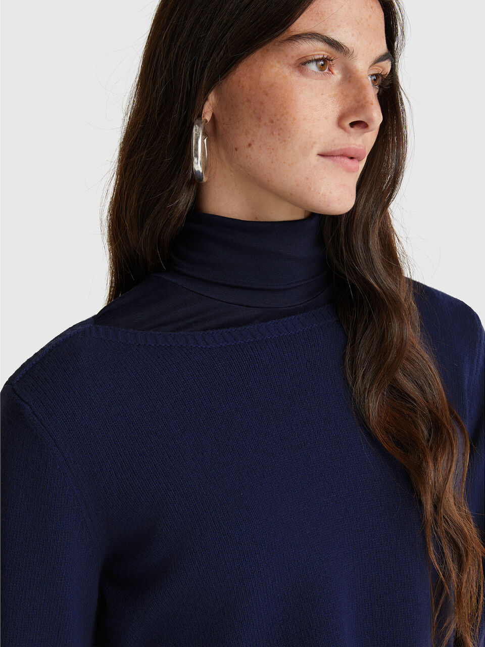 BOAT-NECK SWEAT.L/S Women image number null