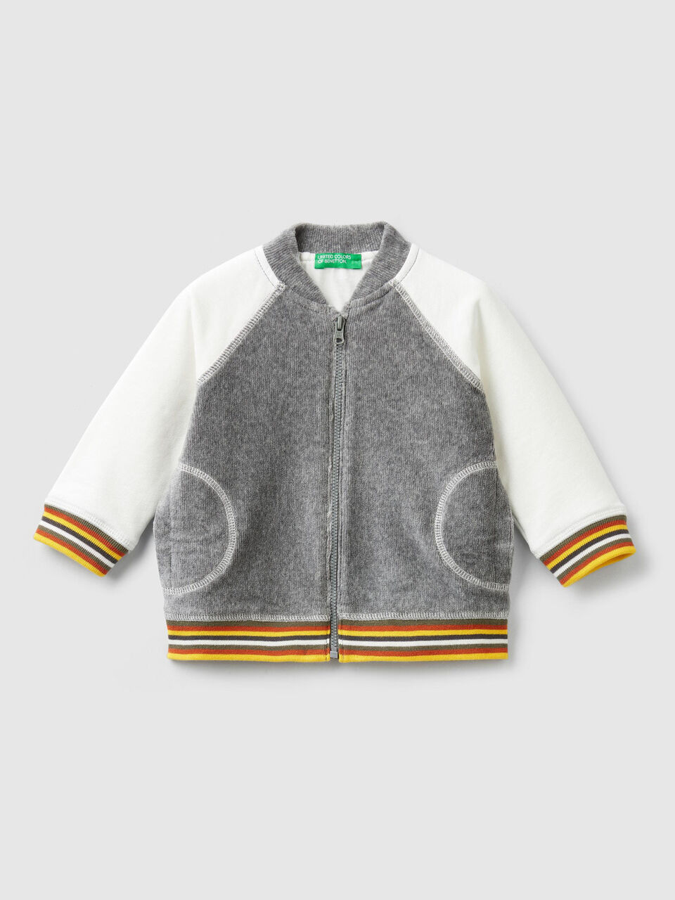 Bomber-style sweatshirt image number 1
