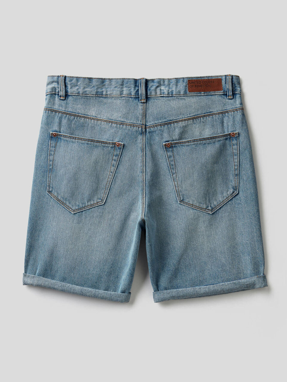Bermudas in 100% cotton denim image number 2