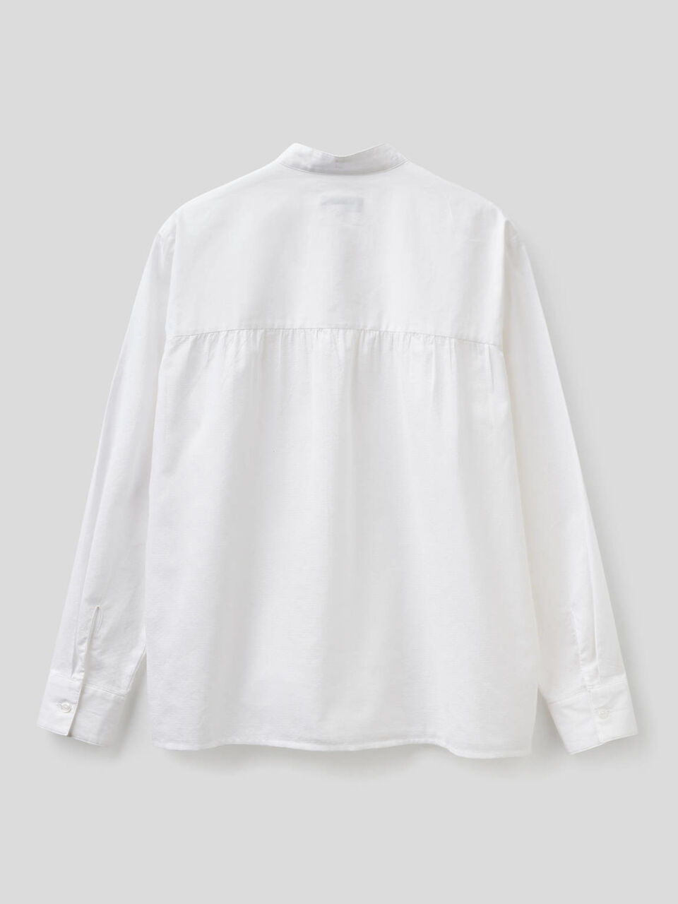 Blouse with maxi pockets in 100% cotton image number 2