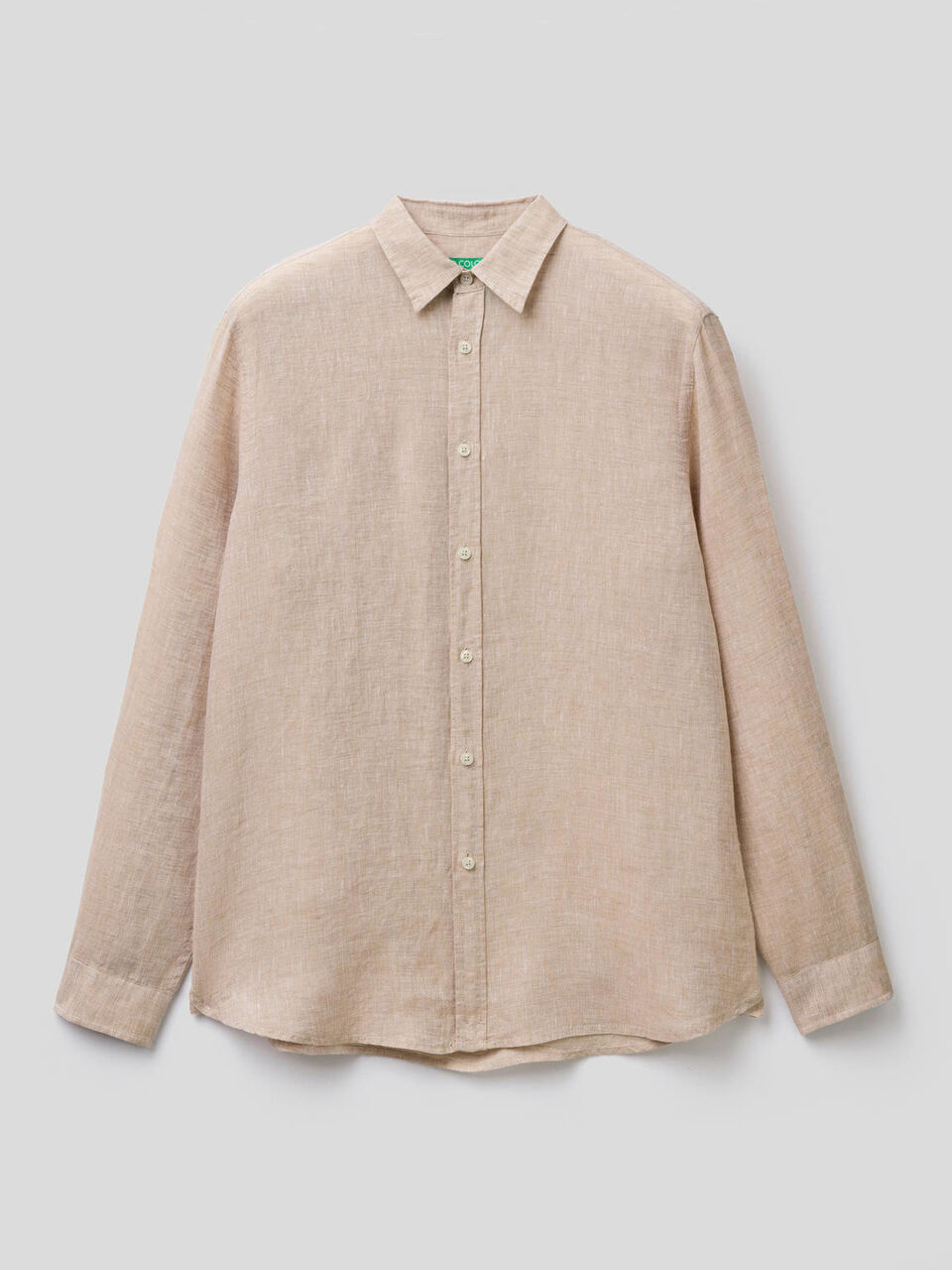 Shirt in pure linen image number 1