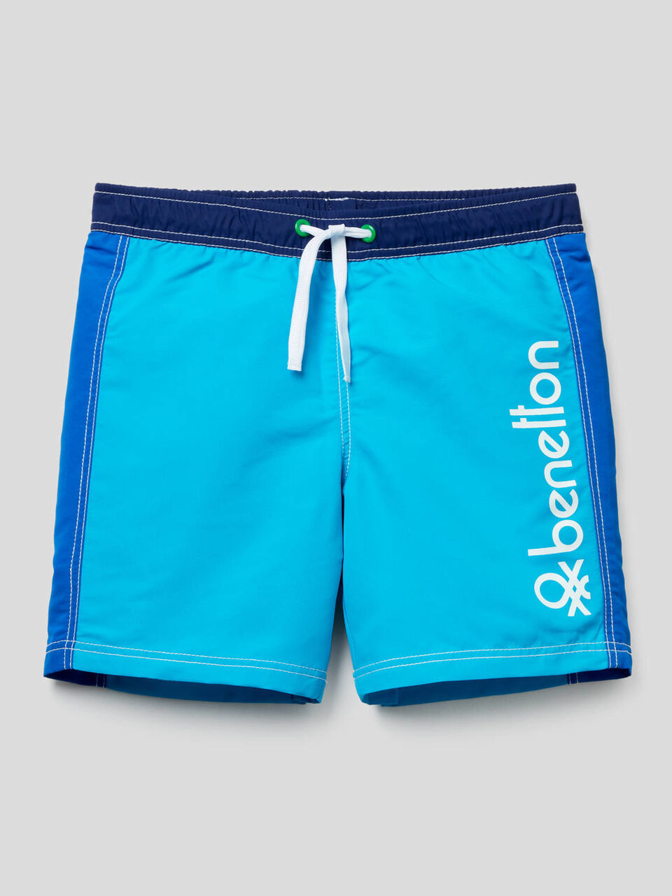 Swim trunks with clashing inserts image number 1