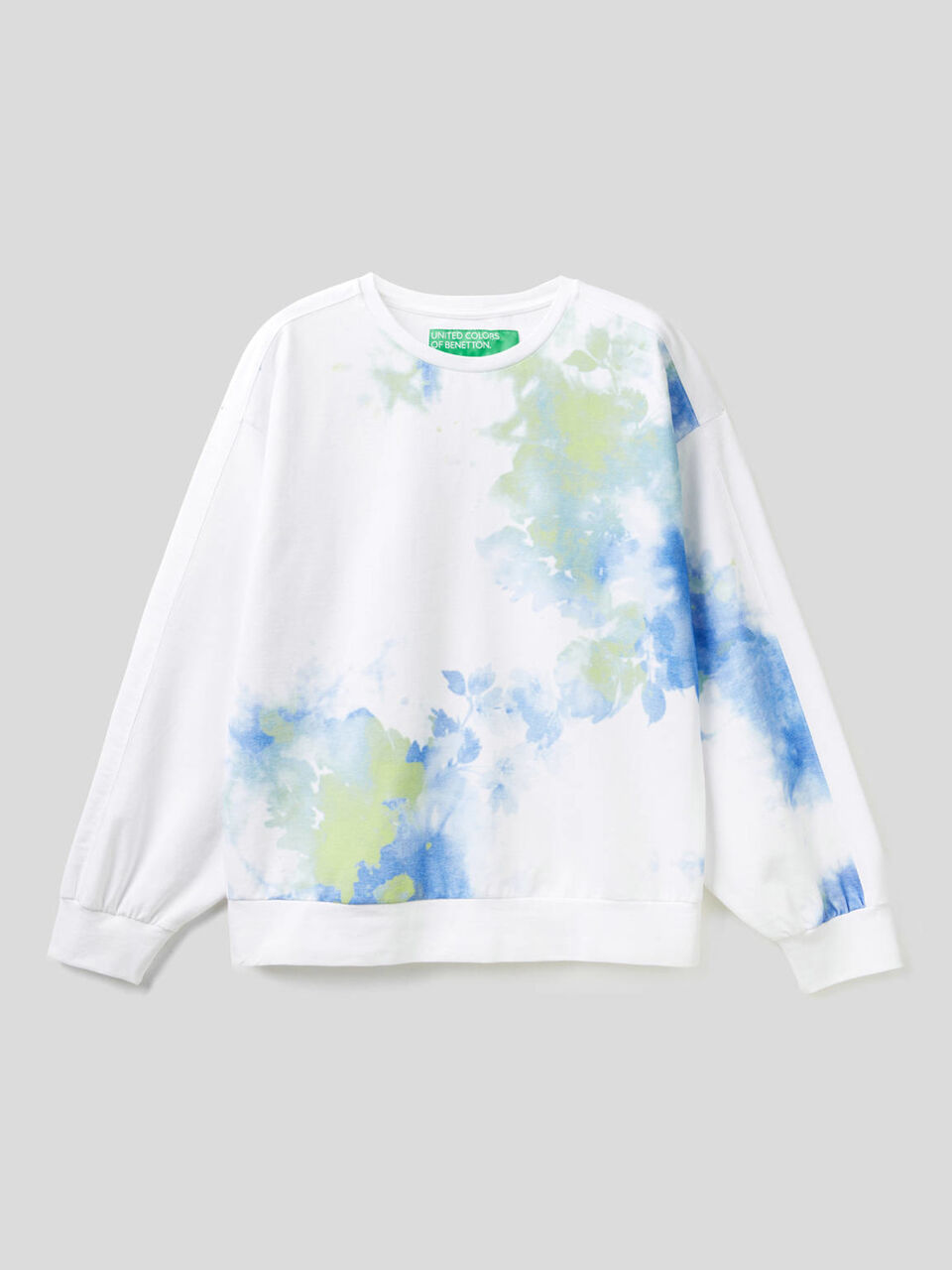 Tie-dye look sweatshirt image number 1