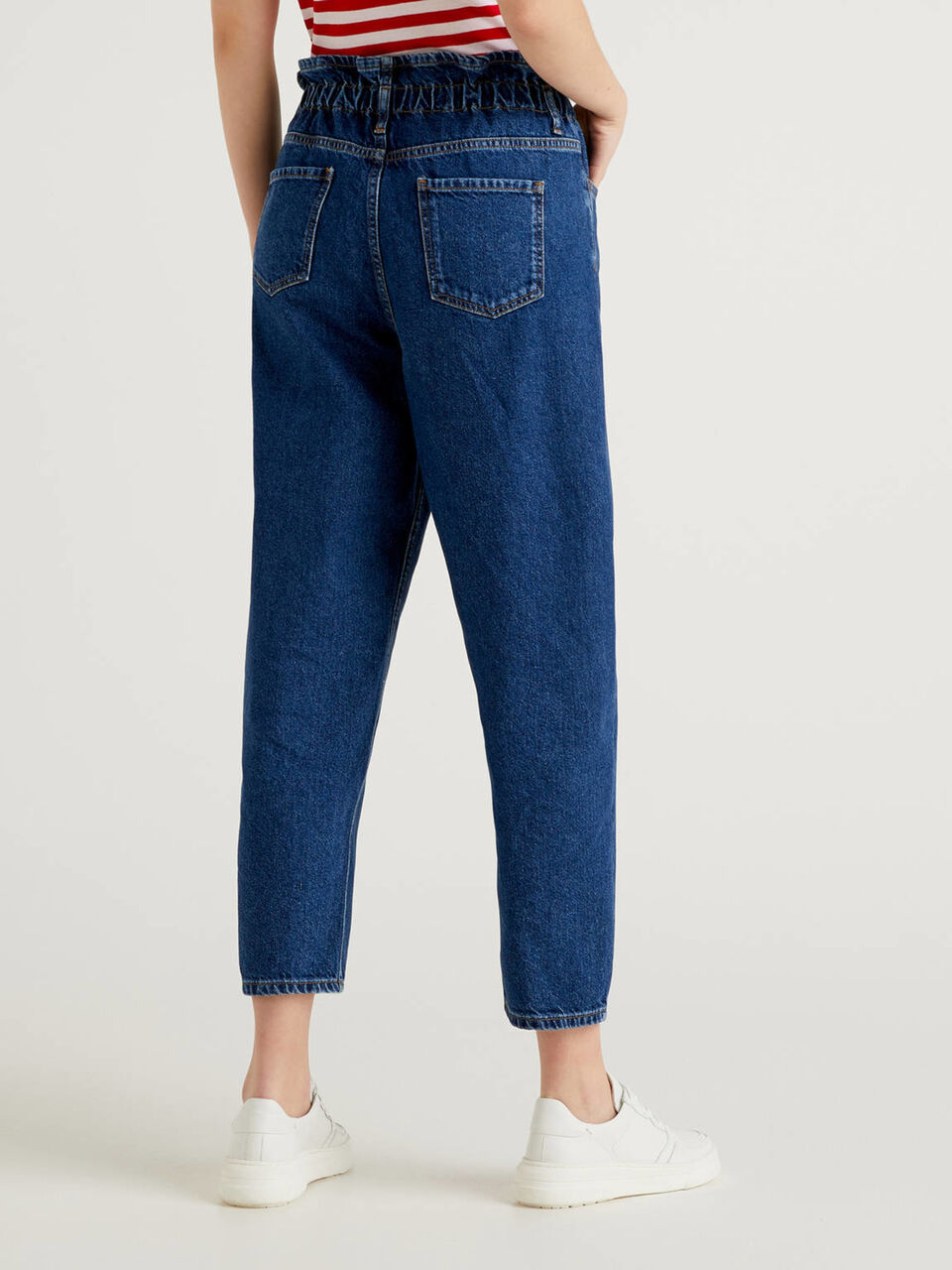 paper bag top jeans