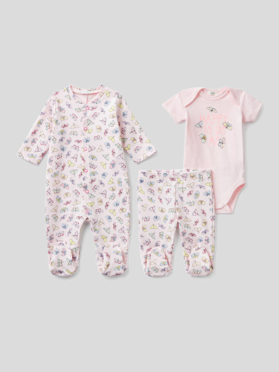 3 layettes in organic cotton image number 1