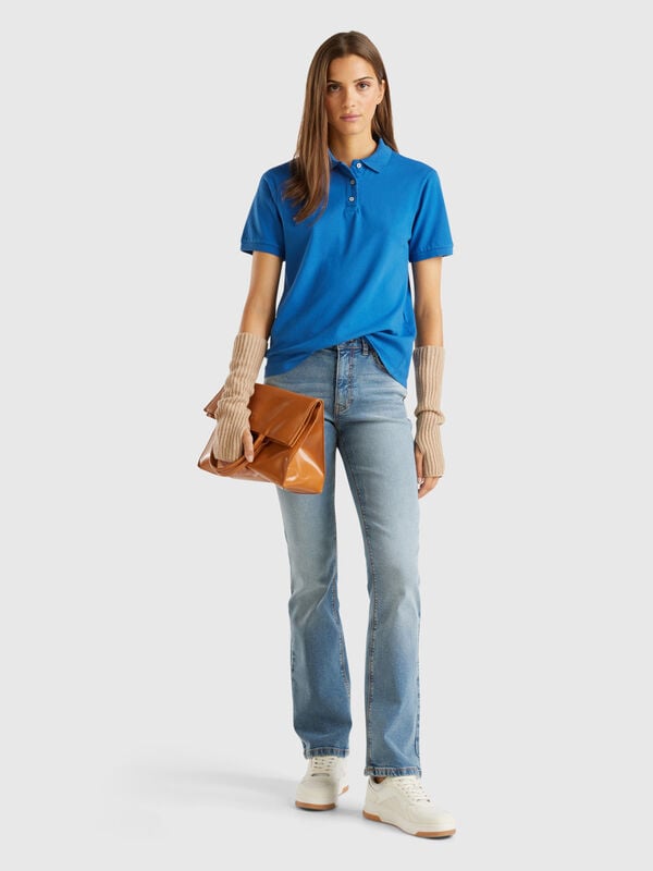 Bootcut jeans in recycled cotton blend Women