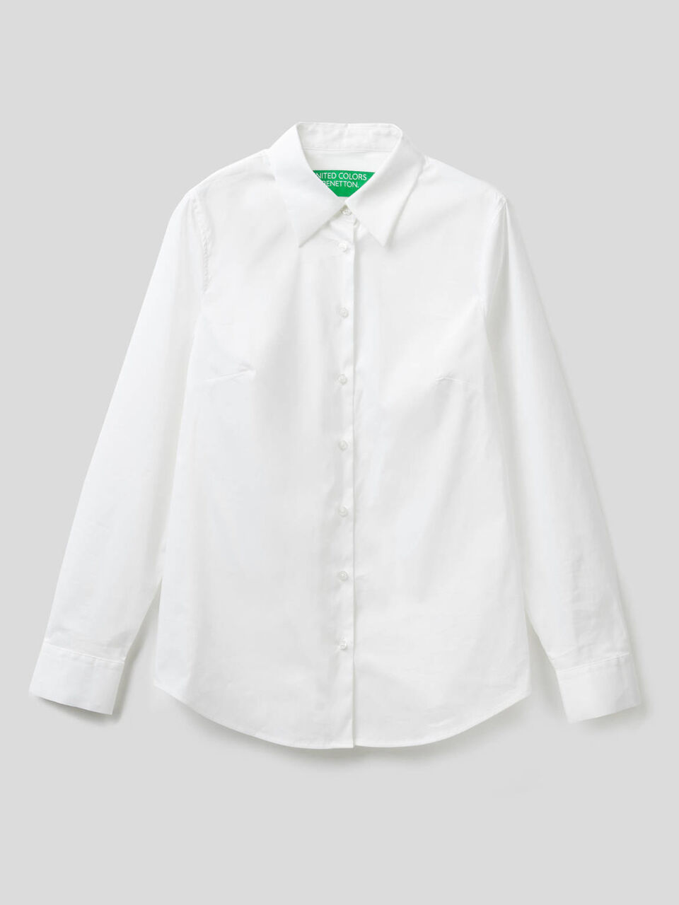 Shirt in stretch cotton blend image number 1