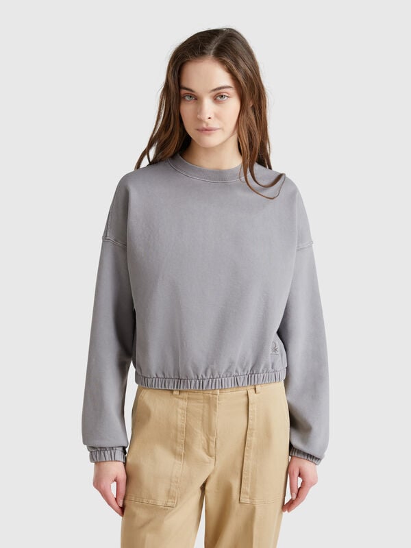 Sweatshirt with elastic Women