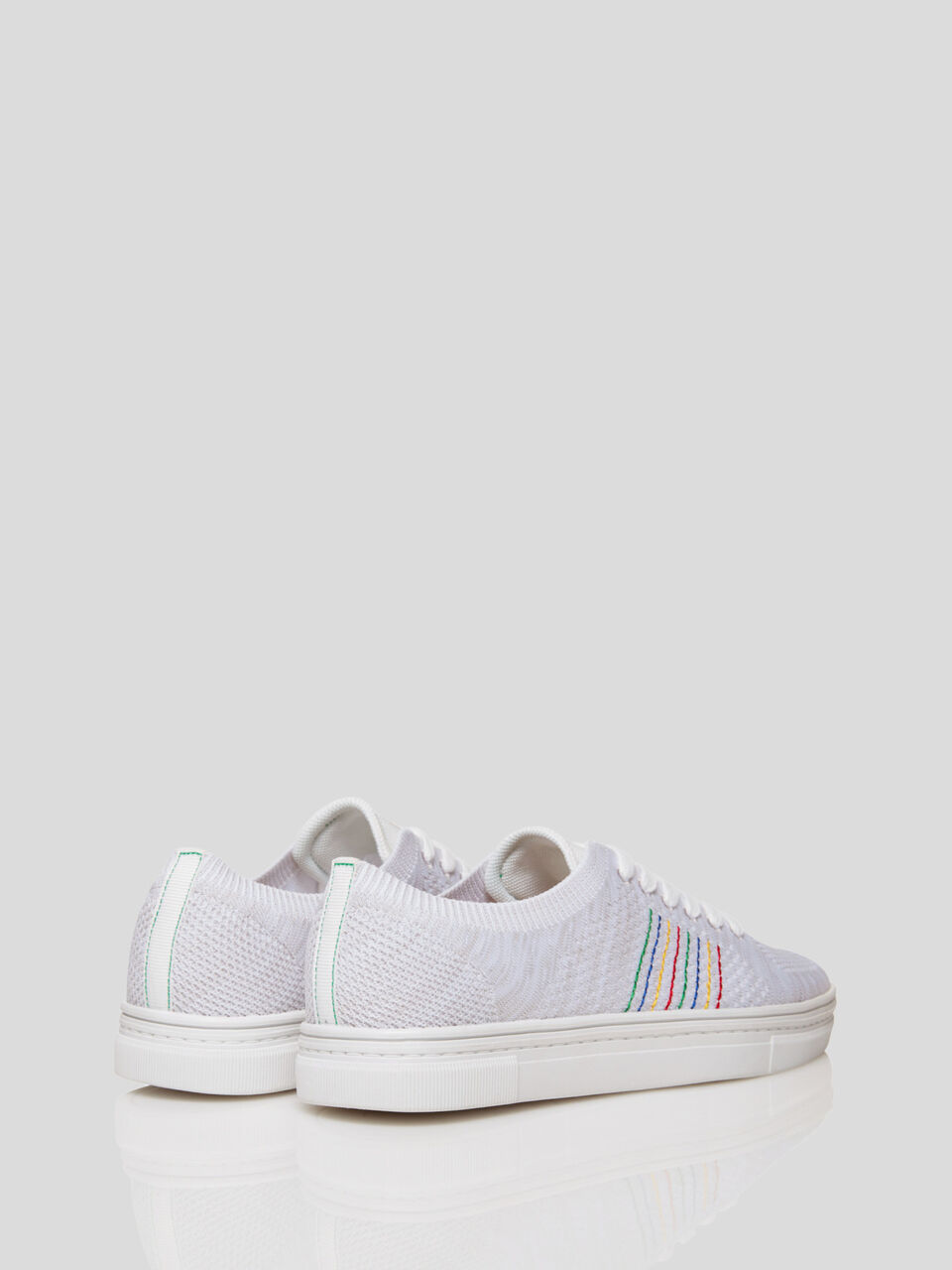 Knit sneakers with laces image number 2