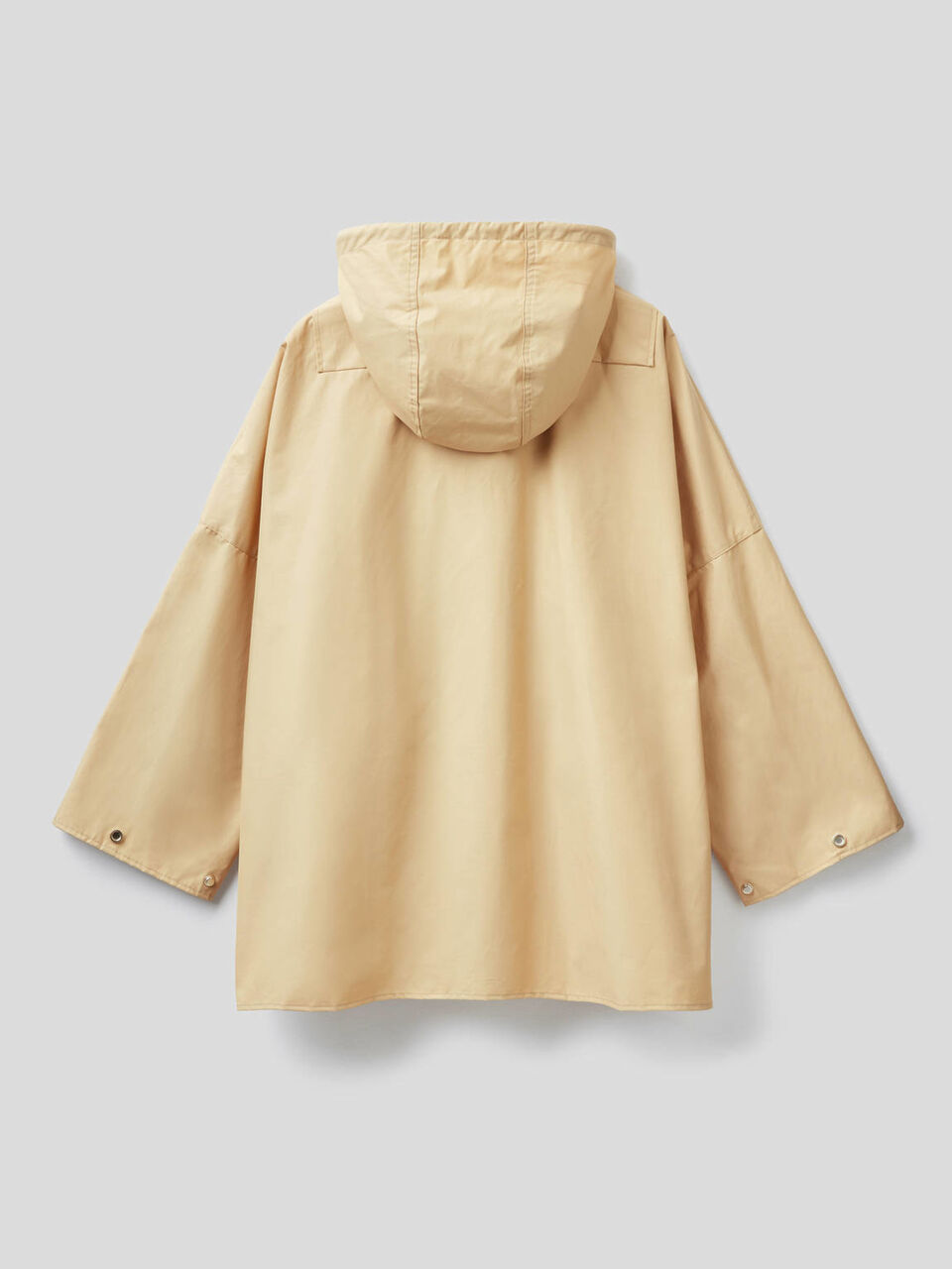 Jacket with hood and drawstring image number 2