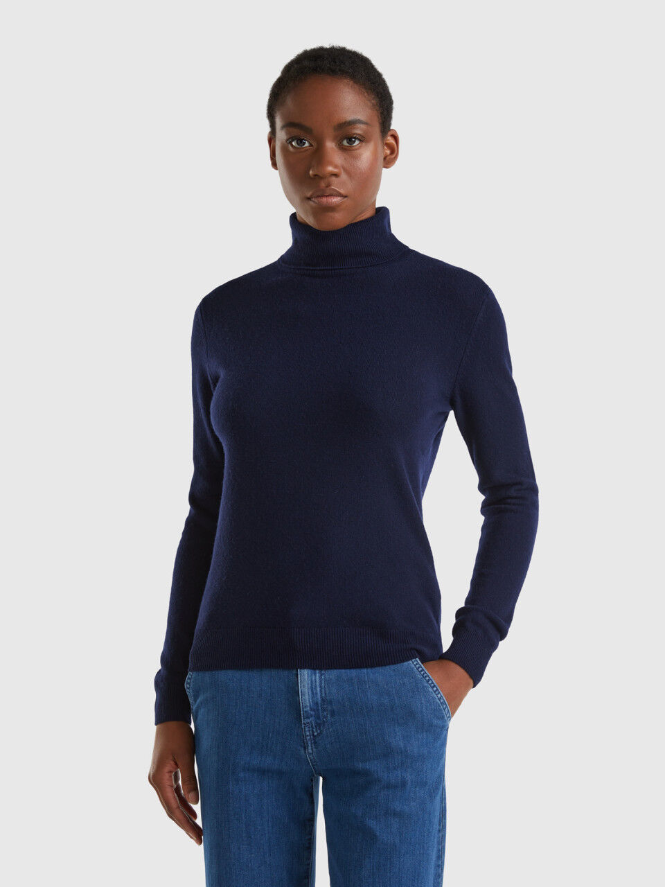 Women s High Neck Sweaters New Collection 2024 Benetton