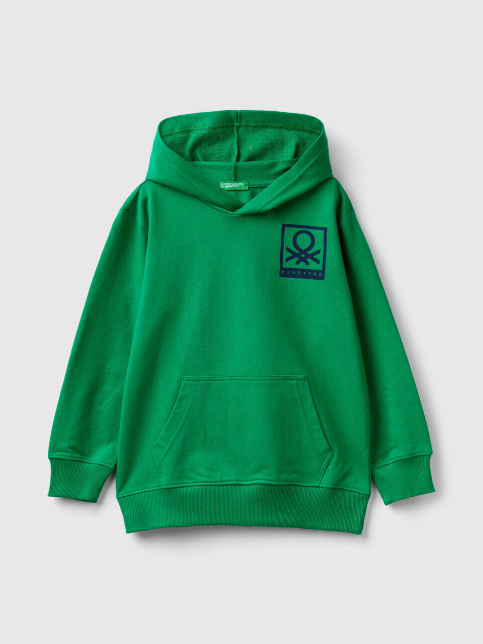 Lightweight hoodie Green Benetton