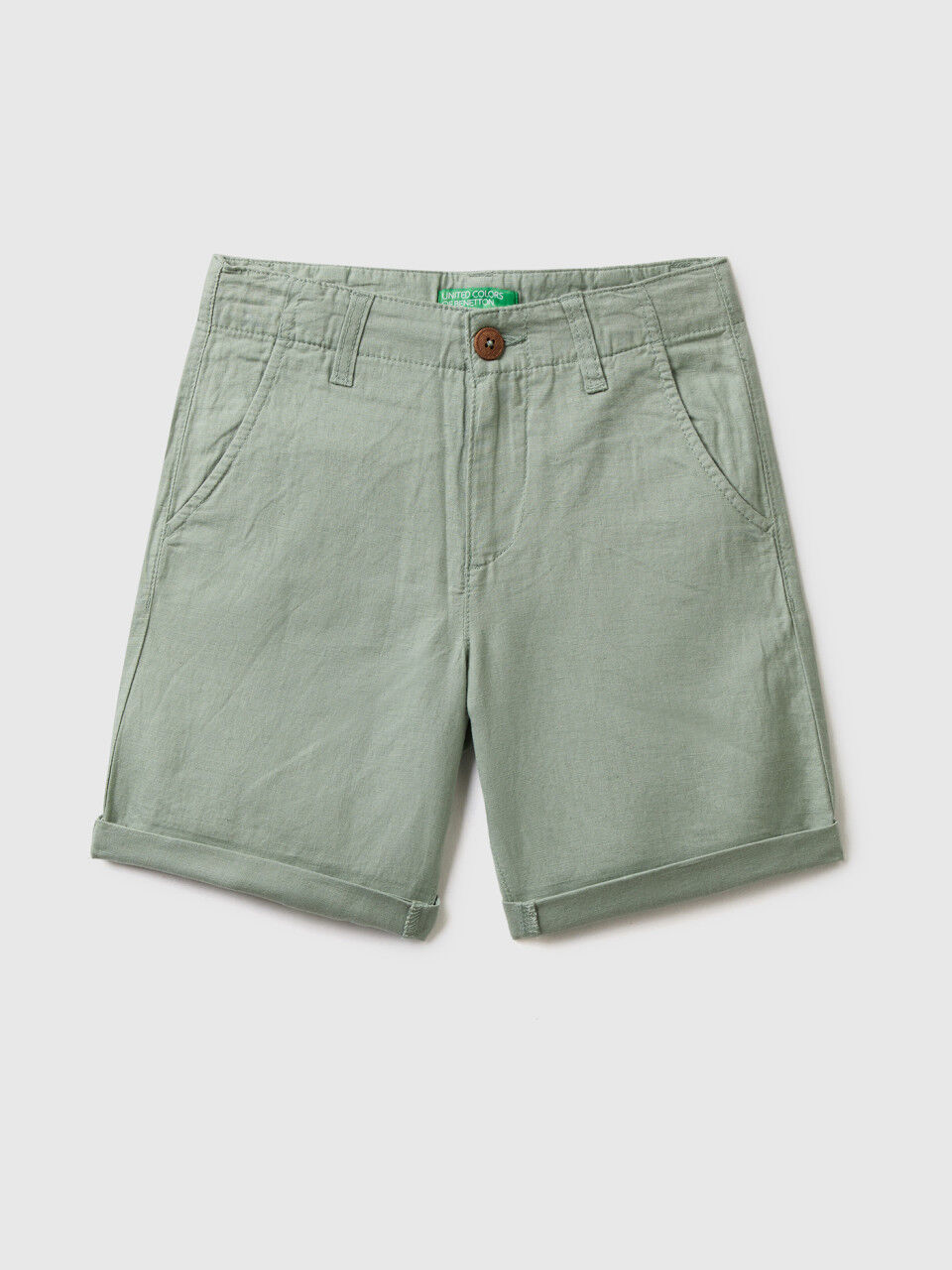 Chino bermudas in pure linen