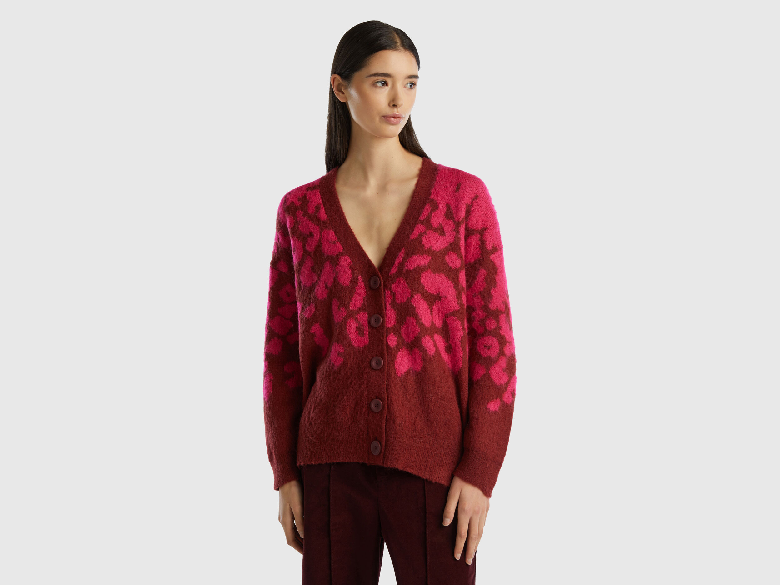 Womens 2025 print cardigan