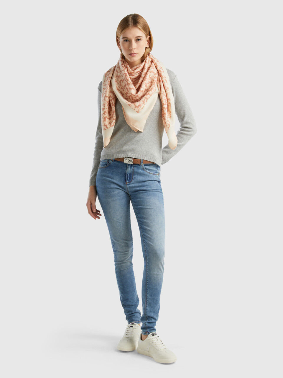 Benetton on sale jeans femme