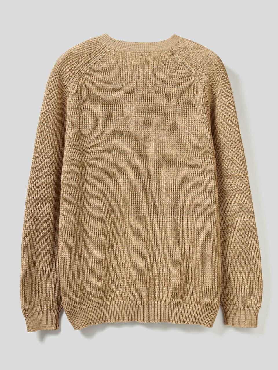 Crew neck sweater in pure cotton image number 2