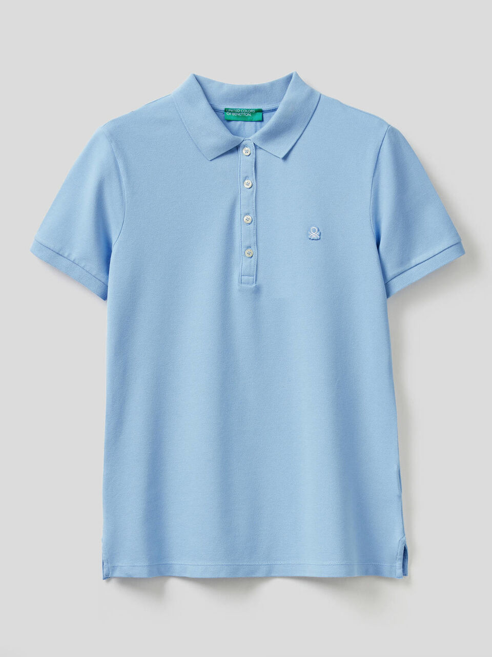 Stretch cotton polo image number null