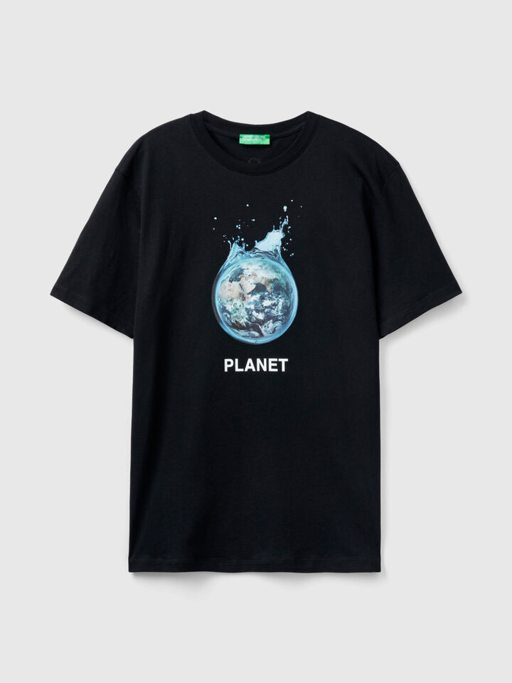 T-shirt in pure organic cotton image number 1