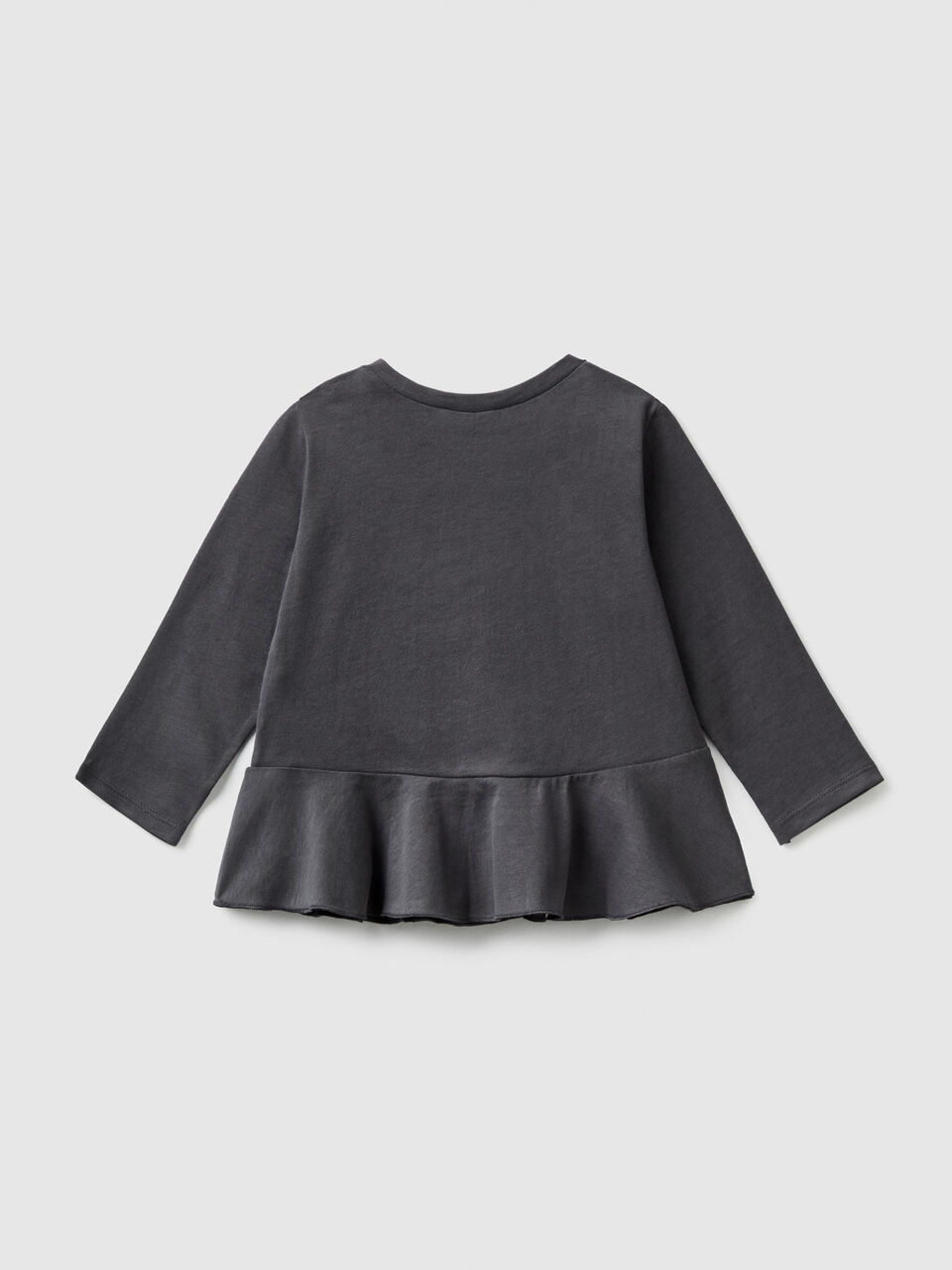T-shirt with print and frill image number 2