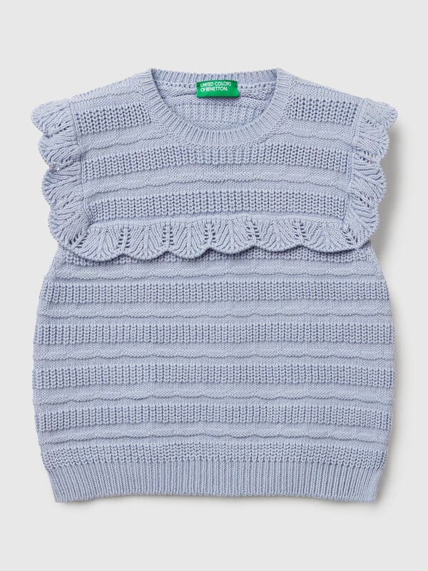 Waistcoat with ruffle Junior Girl