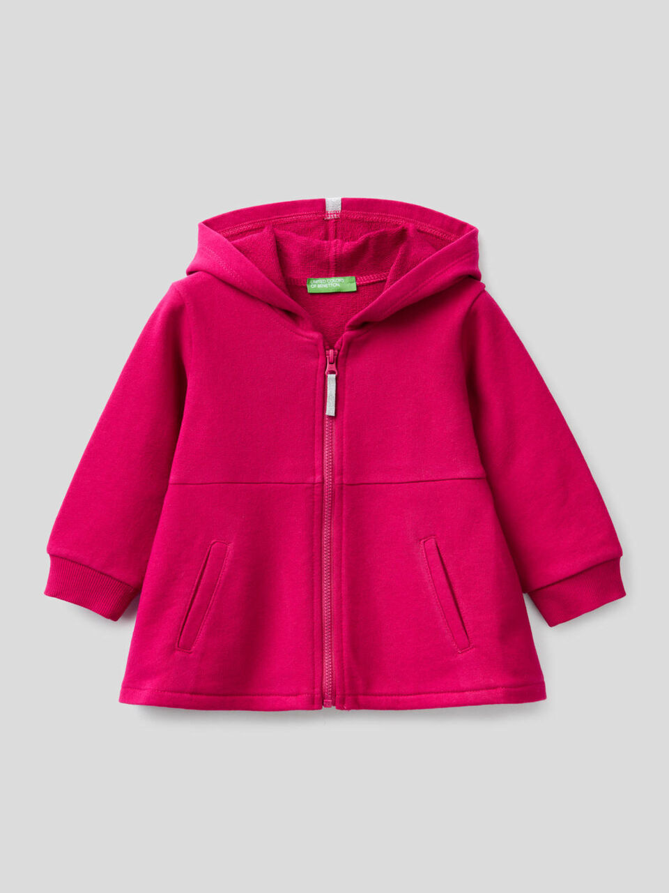 Flared sweatshirt with lurex details image number 1