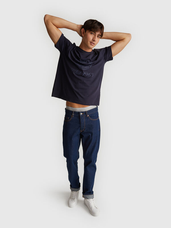 T-shirt in cotton with logo Men