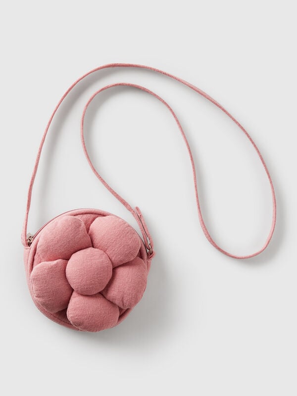 Crossbody bag with flower applique Junior Girl