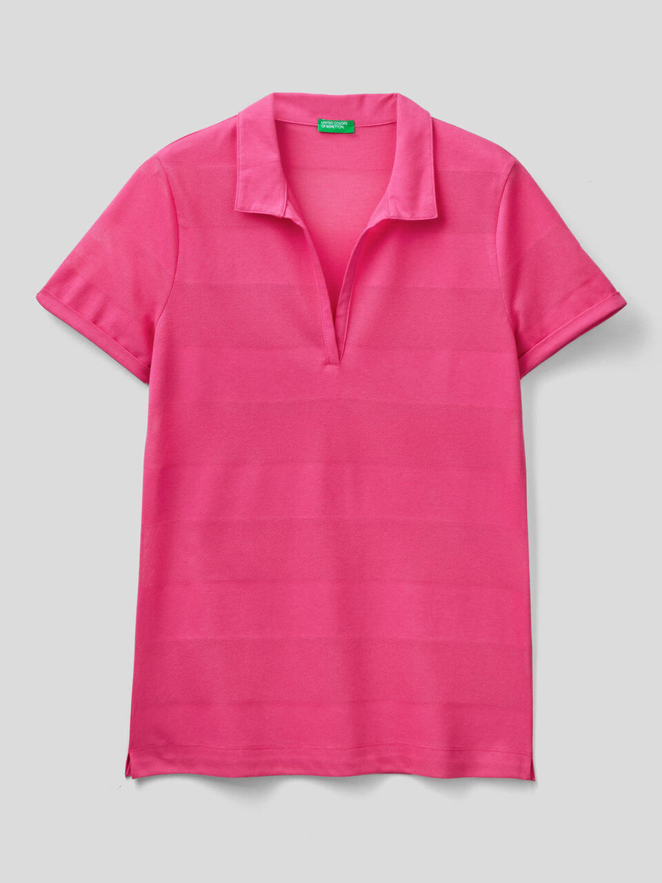 Polo with V-neck image number 1