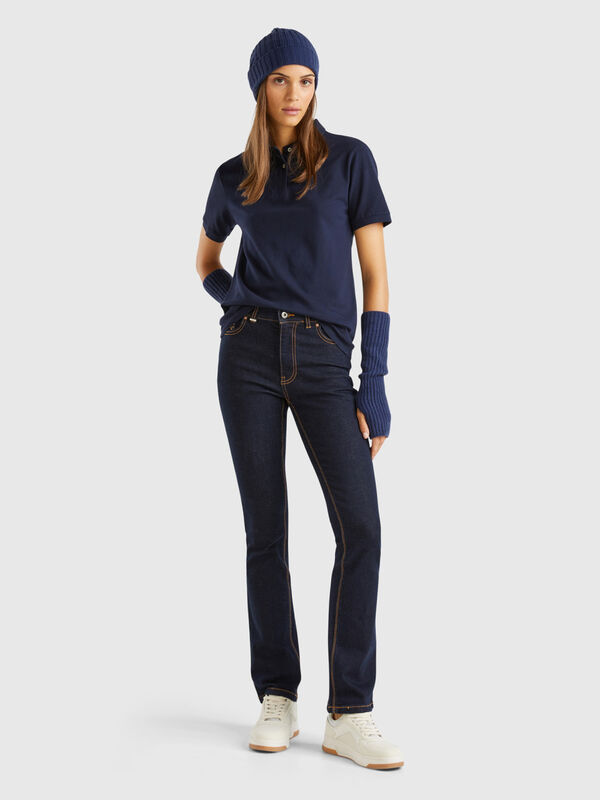 Bootcut jeans in recycled cotton blend Women