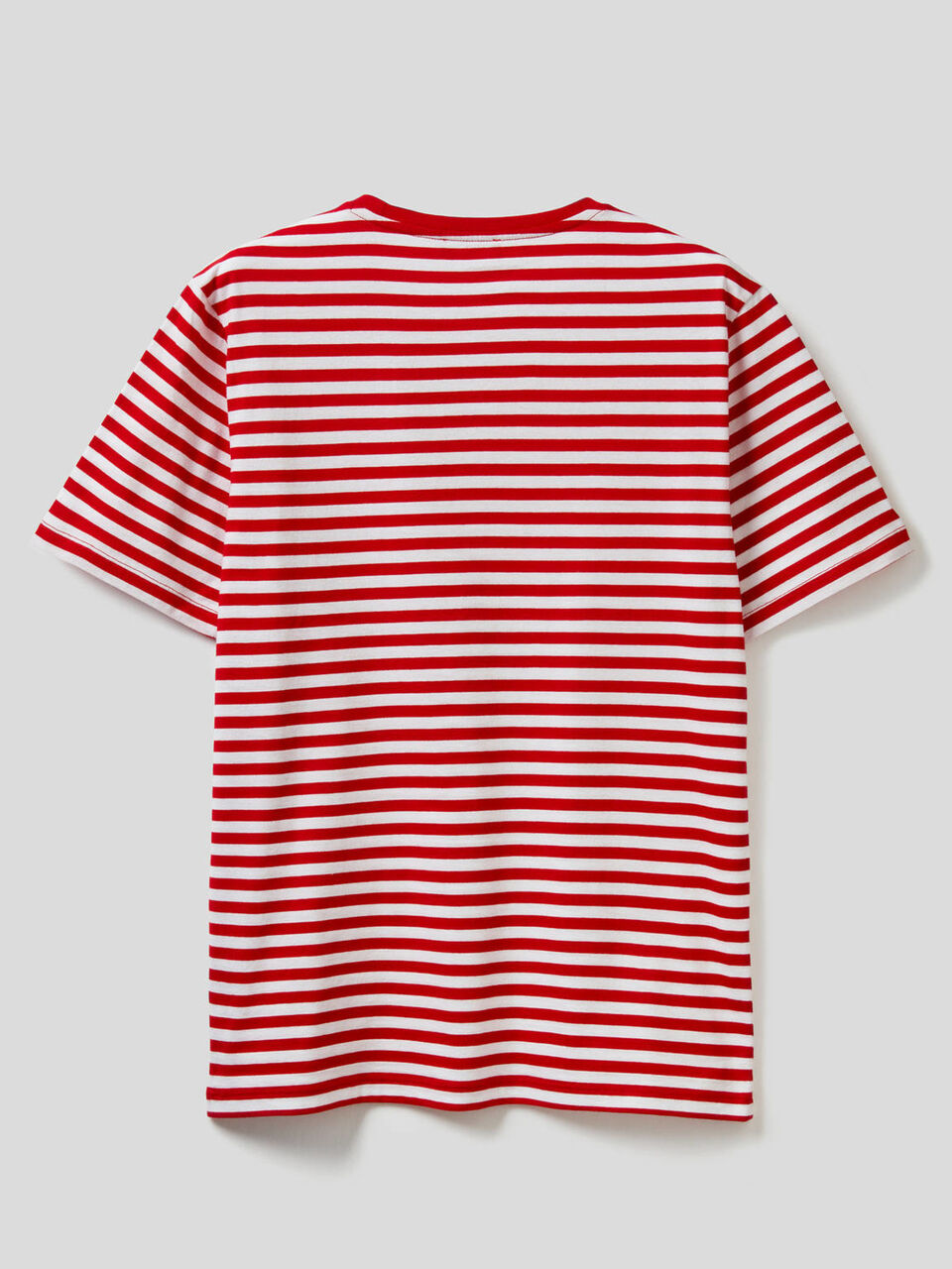 Striped t-shirt in pure cotton image number 2