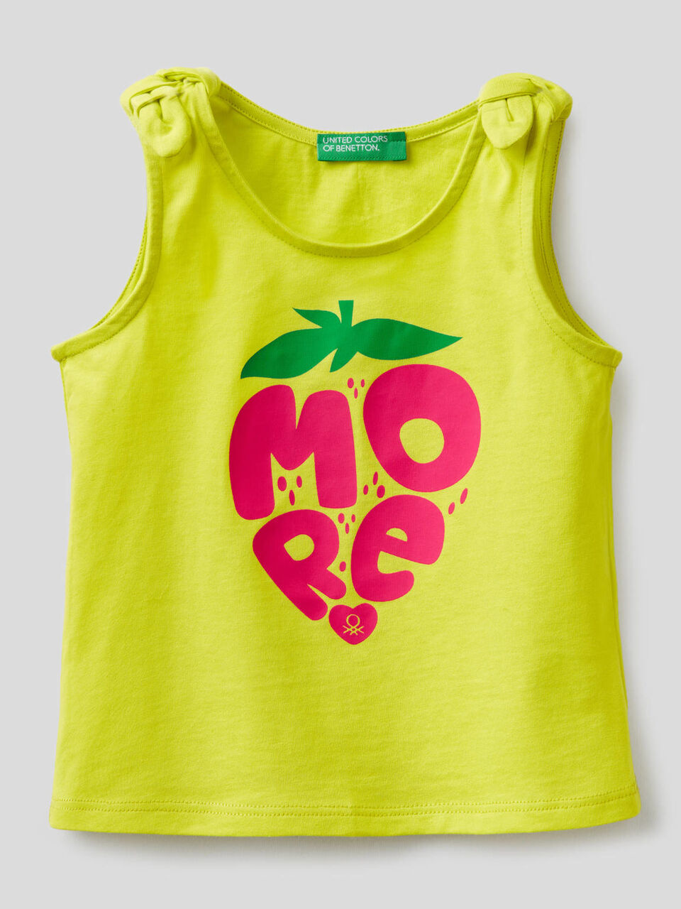 Tank top with print and bows image number 1