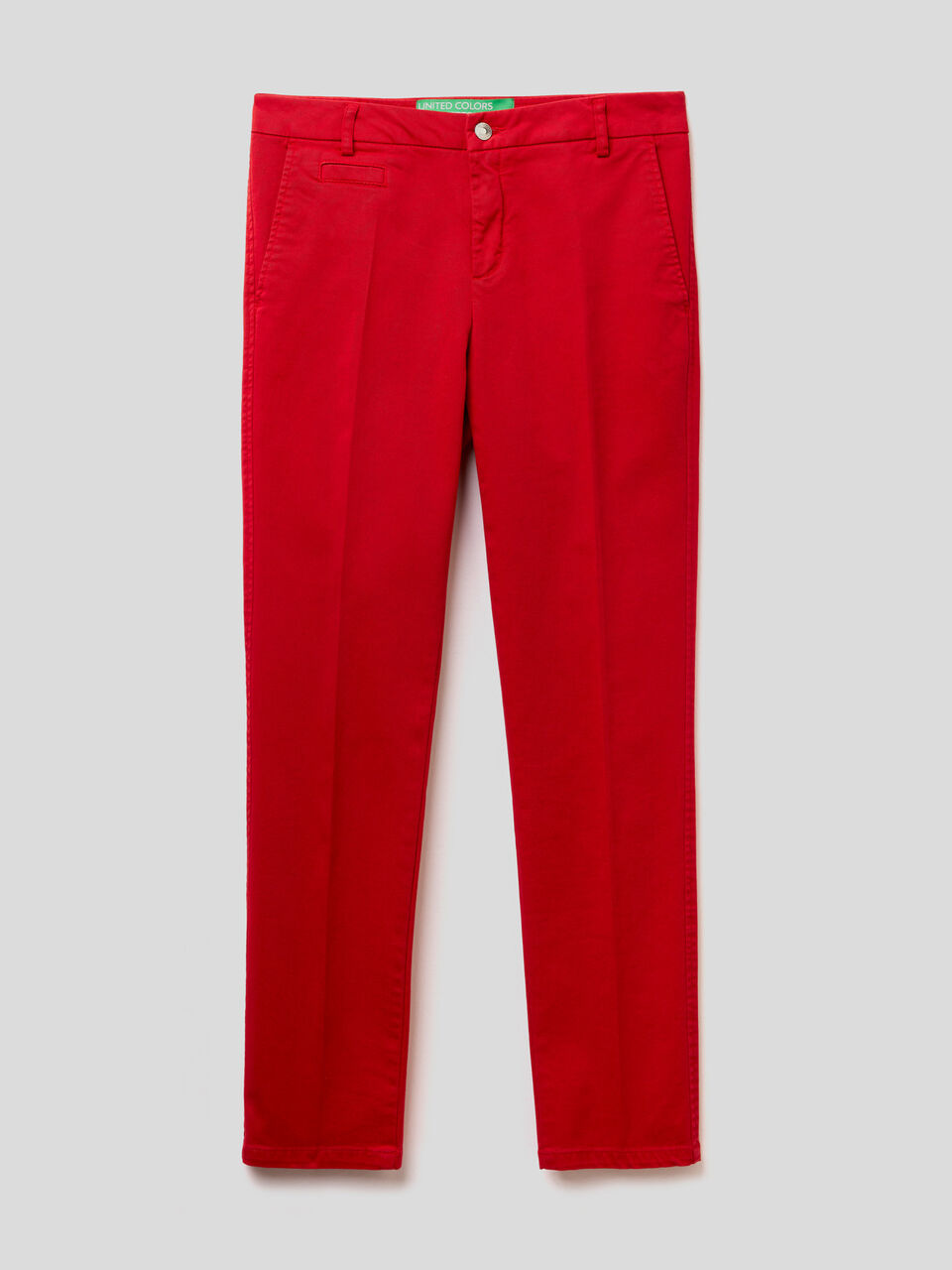 Slim fit cotton chinos image number 1