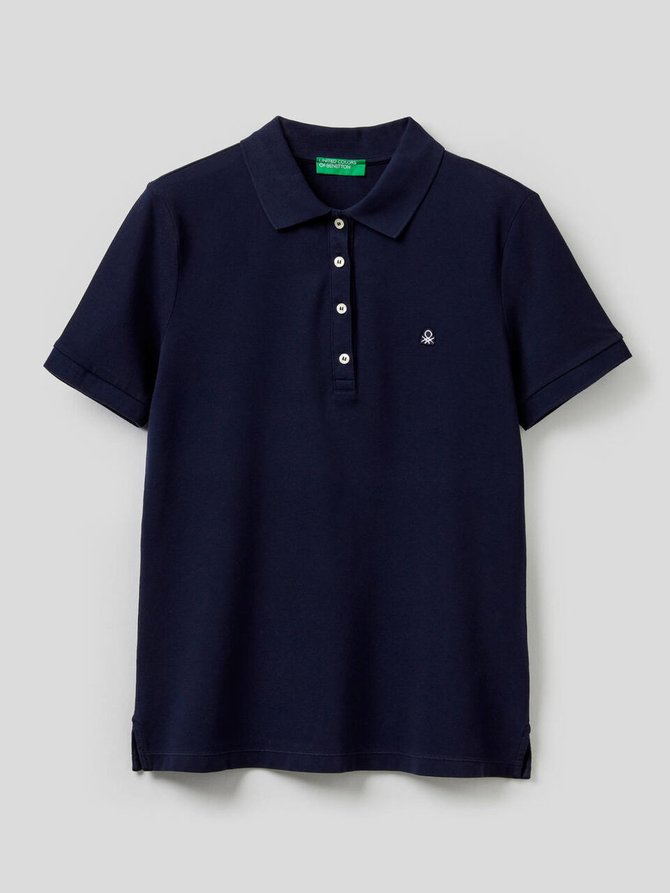 Stretch cotton polo image number null