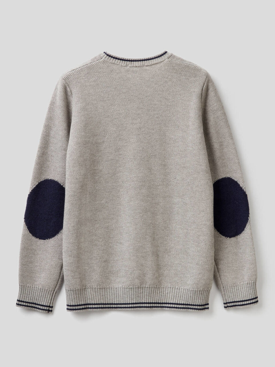 Knit sweater with patches image number 2