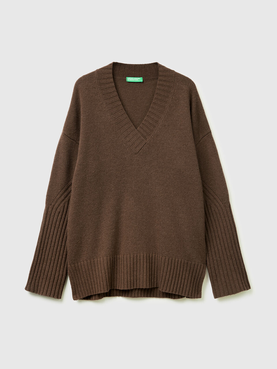 V NECK SWEATER L/S Women image number 1