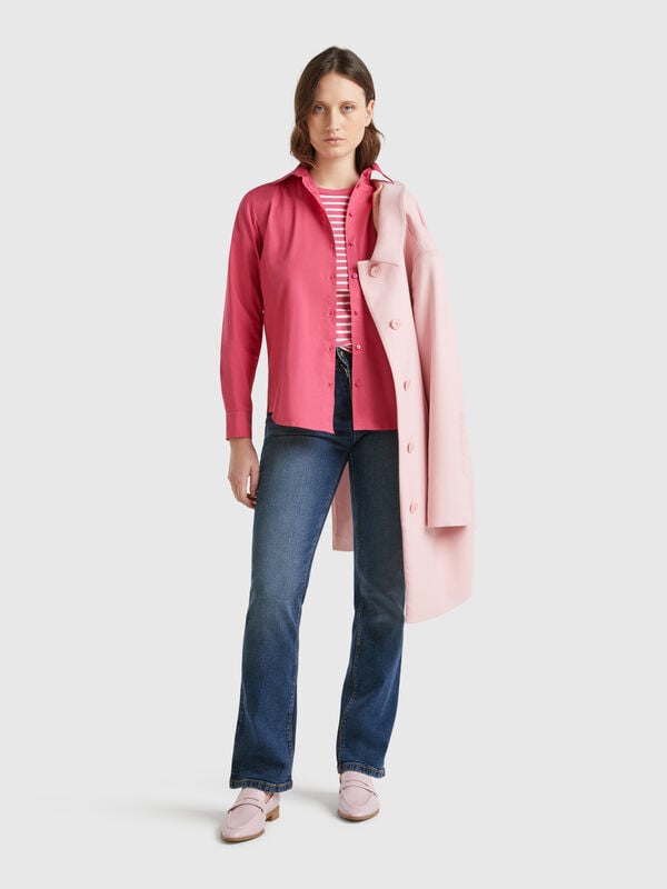 Bootcut jeans in cotton blend Women