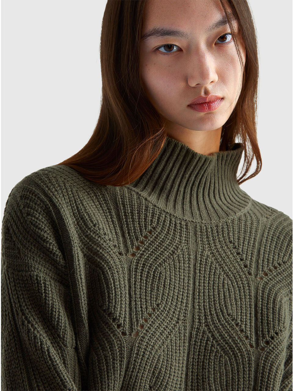 TURTLE NECK SWEATER Women image number null
