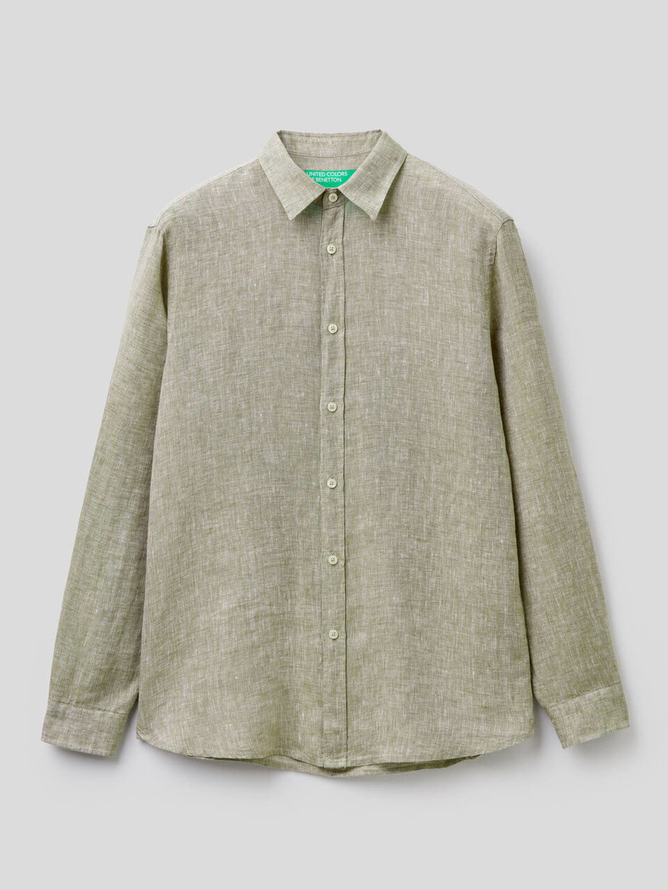 Shirt in pure linen image number 1
