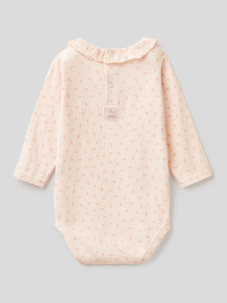 Long sleeve bodysuit with collar image number 2