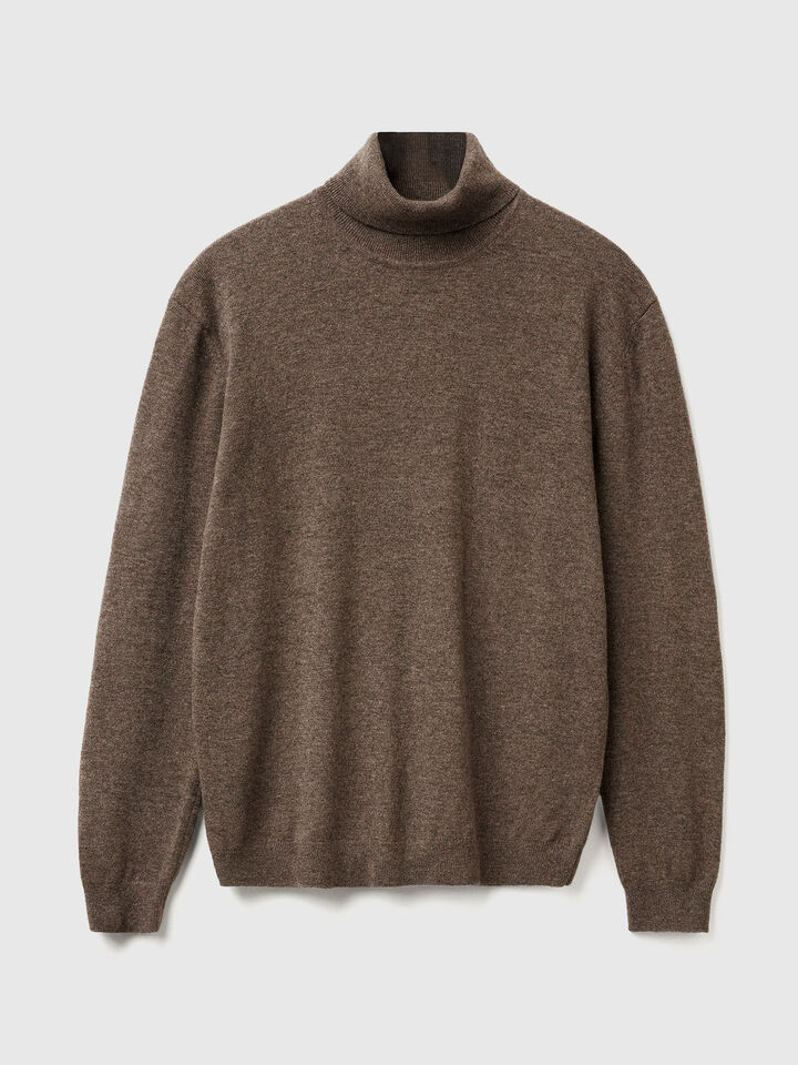 TURTLE NECK SWEATER Men image number 4