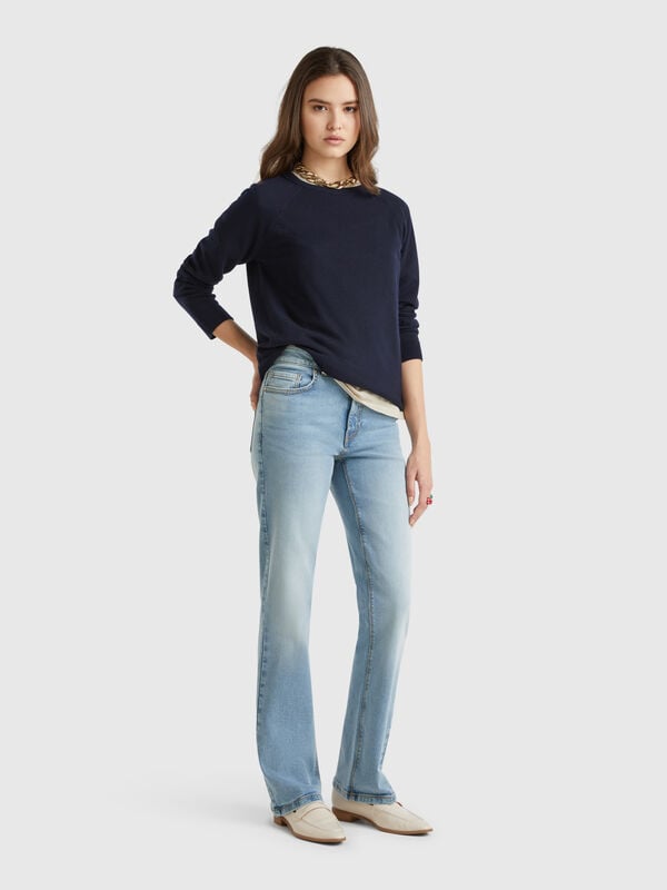 Bootcut jeans in cotton blend Women