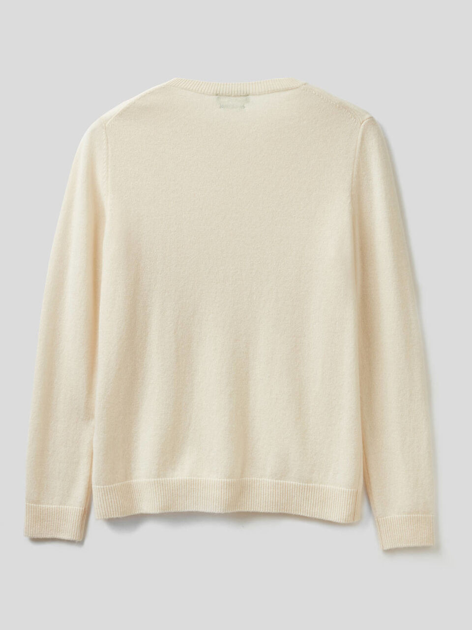 Crew neck sweater in pure cashmere image number 2