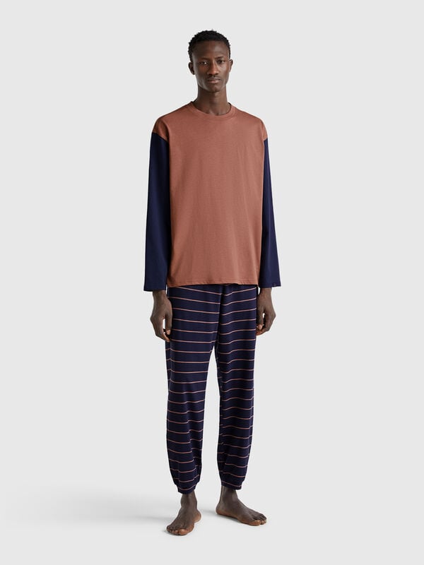 Pyjamas in pure cotton Men
