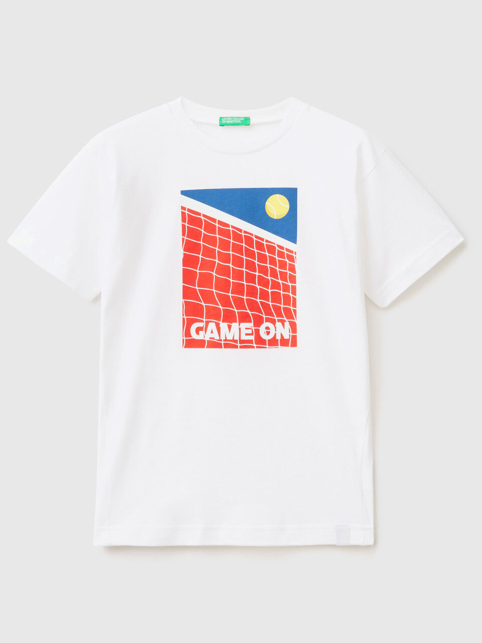 T-shirt with tennis print