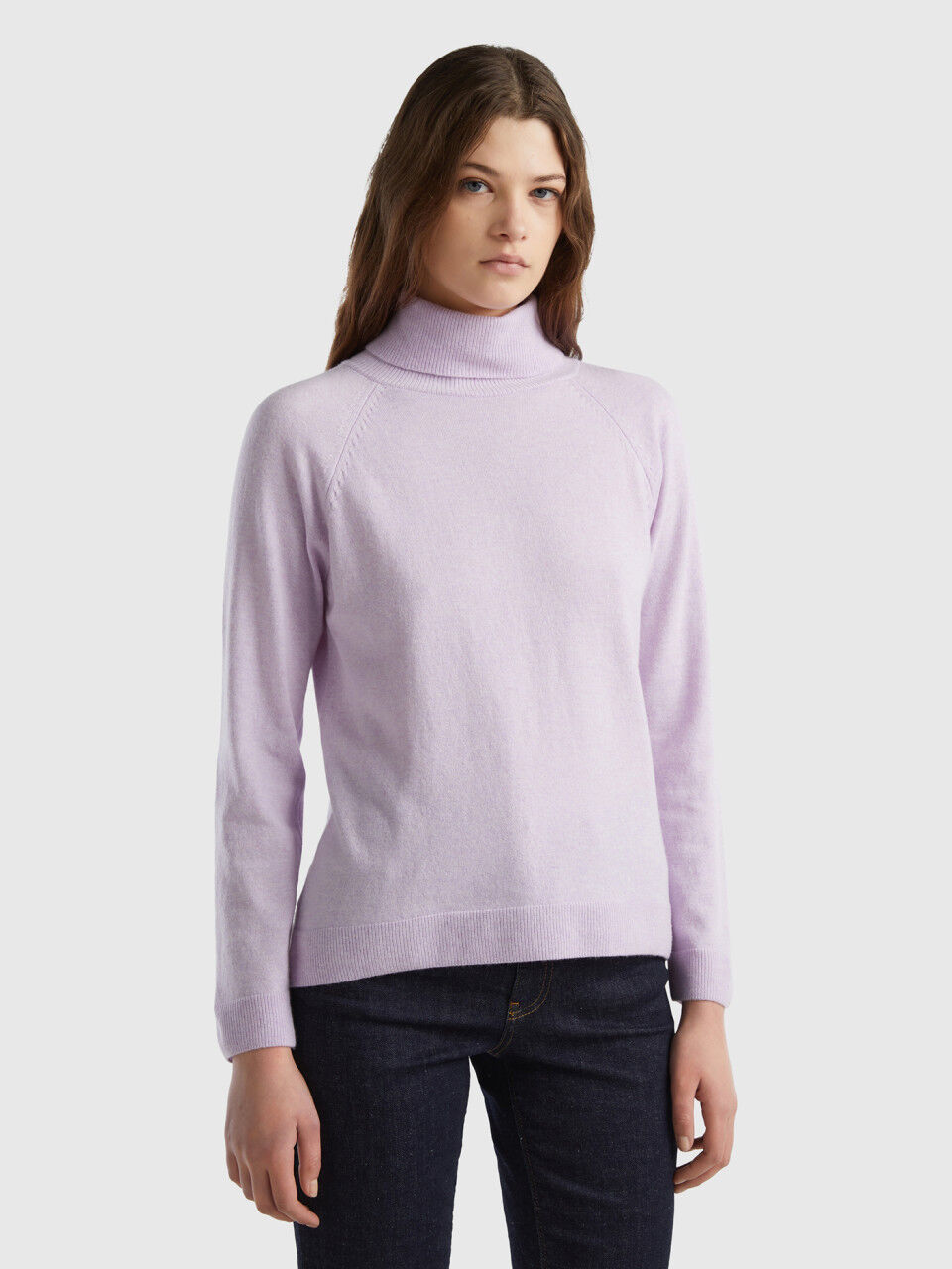 Light purple turtleneck shop