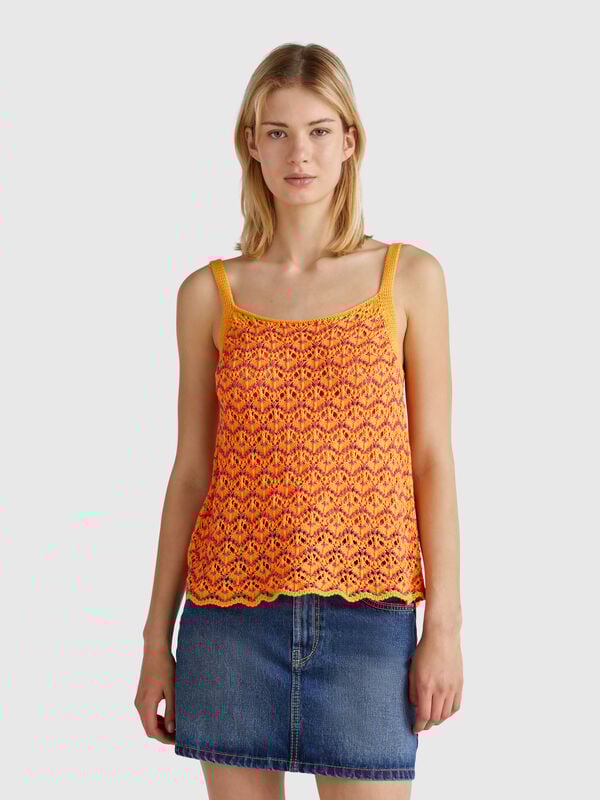 Crochet tank top Women