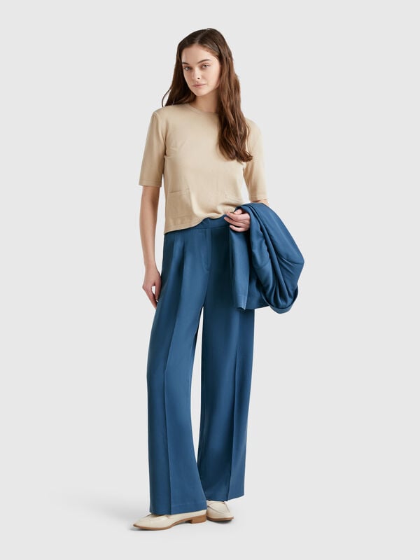 Wide flowy trousers Women