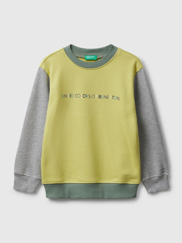 Regular fit sweatshirt with print Junior Boy